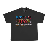 Pigment Black Memorial day honor ans remember Urban Heavy Tee - CowGirlArtShop