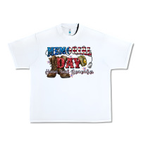 White Memorial day honor ans remember Urban Heavy Tee - CowGirlArtShop