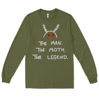 Army Green The Man The Moth The Legend Mothman Long Sleeve Tee - longCreatives