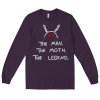 Plum The Man The Moth The Legend Mothman Long Sleeve Tee - longCreatives