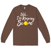 Chestnut Scorekeeper Softball Team Scorebook Keeper Raglan Baseball Long Sleeve Tee - longCreatives