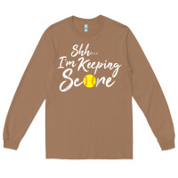 Toasted Coconut Scorekeeper Softball Team Scorebook Keeper Raglan Baseball Long Sleeve Tee - longCreatives