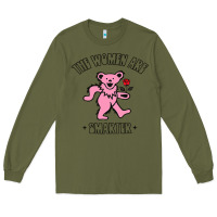 Army Green The Women Are Dancing Bear Smarter Long Sleeve Tee - longCreatives