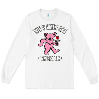 White The Women Are Dancing Bear Smarter Long Sleeve Tee - longCreatives
