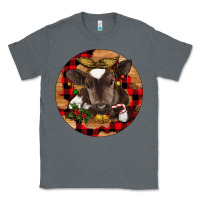 Charcoal Heather Christmas Baby Cow Classic Tee - RanaPortraitStore