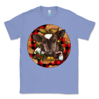 Colony Blue Christmas Baby Cow Classic Tee - RanaPortraitStore