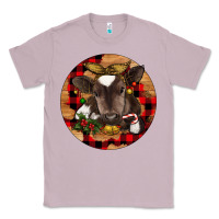 Lilac Christmas Baby Cow Classic Tee - RanaPortraitStore