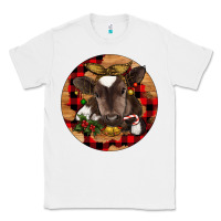 White Christmas Baby Cow Classic Tee - RanaPortraitStore