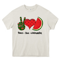 Peace Love Watermelon Heavy Core Tee | Teevron