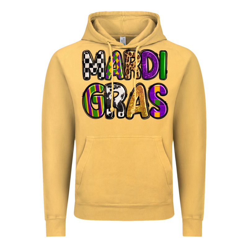 Mardi Gras Copy Vintage Hoodie by OliviaCreatesArt | Teevron
