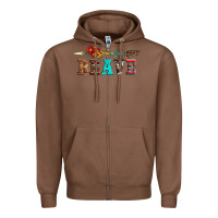 Chestnut brave and aztec wood sunflower with arrow Zipper Hoodie - Artiststas