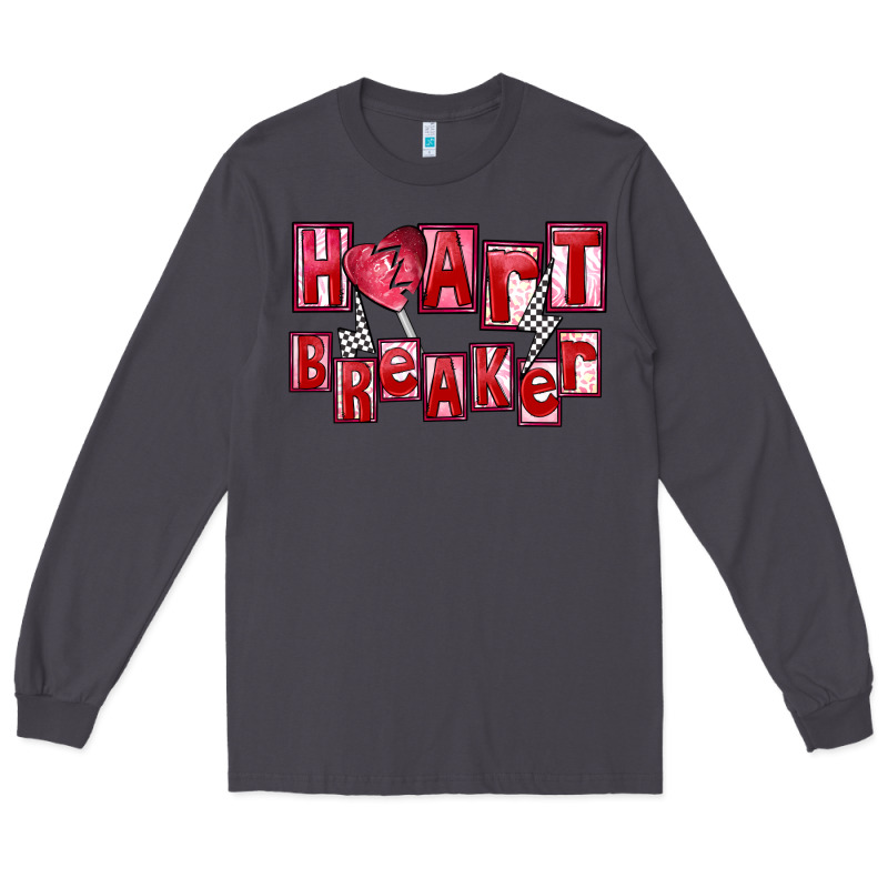 Heart Breaker Valentine's Day Long Sleeve Tee by FaDigitalArtStudio | Teevron