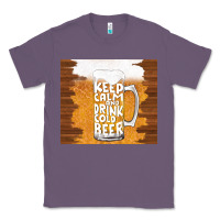 Lavender keep calm and drink cold beer Classic Tee - TumblerDesignByShophia