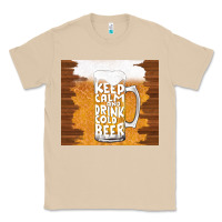 Mushroom keep calm and drink cold beer Classic Tee - TumblerDesignByShophia
