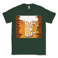 Sports Green keep calm and drink cold beer Classic Tee - TumblerDesignByShophia