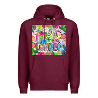 Burgundy Lets Get Loaded Premium Hoodie - CowhideDigitalArt
