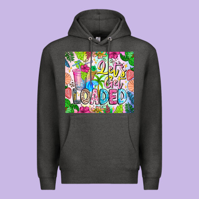 Lets Get Loaded Premium Hoodie Designed By Cowhidedigitalart