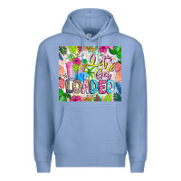 Colony Blue Lets Get Loaded Premium Hoodie - CowhideDigitalArt