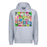 Heather Grey Lets Get Loaded Premium Hoodie - CowhideDigitalArt