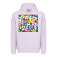 Lilac Lets Get Loaded Premium Hoodie - CowhideDigitalArt