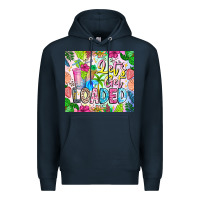 Navy Lets Get Loaded Premium Hoodie - CowhideDigitalArt