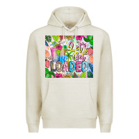 Oatmeal Heather Lets Get Loaded Premium Hoodie - CowhideDigitalArt
