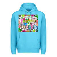 Ocean Blue Lets Get Loaded Premium Hoodie - CowhideDigitalArt