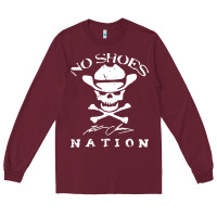 Burgundy kenny chesney, no shoes nation vintage Long Sleeve Tee - longCreatives