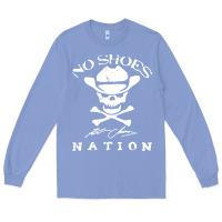 Colony Blue kenny chesney, no shoes nation vintage Long Sleeve Tee - longCreatives