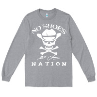 Heather Grey kenny chesney, no shoes nation vintage Long Sleeve Tee - longCreatives