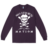 Plum kenny chesney, no shoes nation vintage Long Sleeve Tee - longCreatives