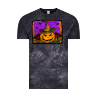 Cloud Black jack o' lantern pumpkin Vintage Tee - Jasminsmagicworld