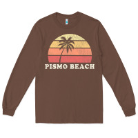Chestnut Pismo Beach CA Vintage 70s Retro Throwback Design Long Sleeve Tee - longCreatives