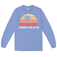 Colony Blue Pismo Beach CA Vintage 70s Retro Throwback Design Long Sleeve Tee - longCreatives
