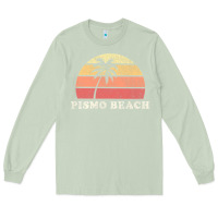 Matcha Pismo Beach CA Vintage 70s Retro Throwback Design Long Sleeve Tee - longCreatives
