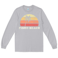 Moon Dust Pismo Beach CA Vintage 70s Retro Throwback Design Long Sleeve Tee - longCreatives