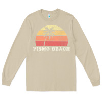 Mushroom Pismo Beach CA Vintage 70s Retro Throwback Design Long Sleeve Tee - longCreatives