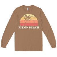 Toasted Coconut Pismo Beach CA Vintage 70s Retro Throwback Design Long Sleeve Tee - longCreatives