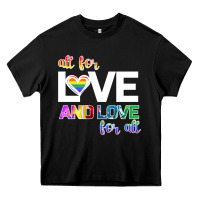 All For Love And Love For All Heavy Core Tee | Teevron