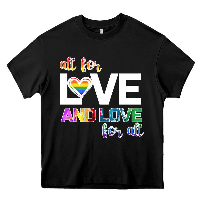 All For Love And Love For All Heavy Core Tee by Bettercallsaul | Teevron