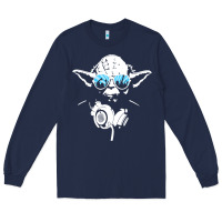 Navy DJ Yoda Long Sleeve Tee - longCreatives