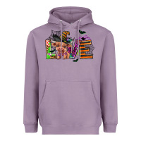 Lavender love halloween heifer Heavyweight Hoodie - AdoDesignShop