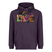 Plum love halloween heifer Heavyweight Hoodie - AdoDesignShop