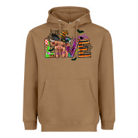 Toasted Coconut love halloween heifer Heavyweight Hoodie - AdoDesignShop