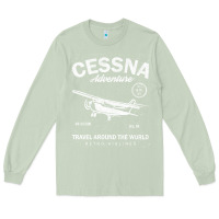 Matcha cessna distressed Long Sleeve Tee - longCreatives
