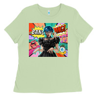 Matcha pop art gothic girl Ladies Tee - TumblerDesignByShophia