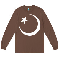 Chestnut Islam Symbol Design white Long Sleeve Tee - longCreatives