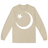 Mushroom Islam Symbol Design white Long Sleeve Tee - longCreatives