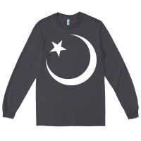 Smoke Islam Symbol Design white Long Sleeve Tee - longCreatives