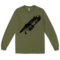 Army Green Gears of war lancer Long Sleeve Tee - longCreatives